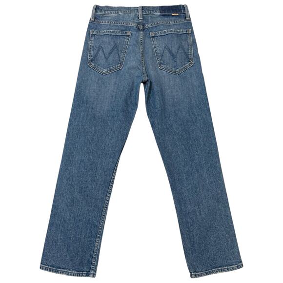 MOTHER SUPERIOR Tomcat Jeans High Rise Ankle Length Button Fly Blue 28” Waist - Picture 12 of 15